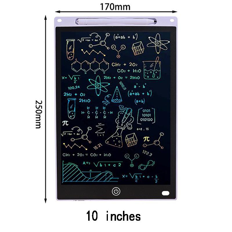 Lcd 6.5/8.5/10/12Inch Writing Tablet For KidsReusable Magic Drawing Board With StylusEco-Friendly Erasable Doodle Pad Toy Gift