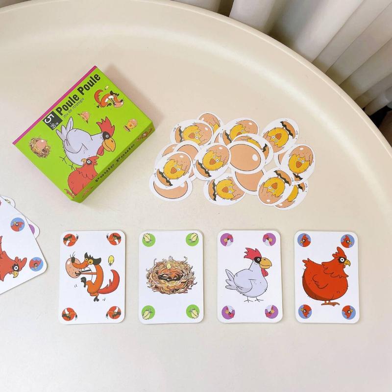 1 Set Drecksau Black Sheep Piou Piou Party Kartenspiel Hühnchen Chiu Chiu Brettspiel Intellektuelles Spielzeug Geschenke