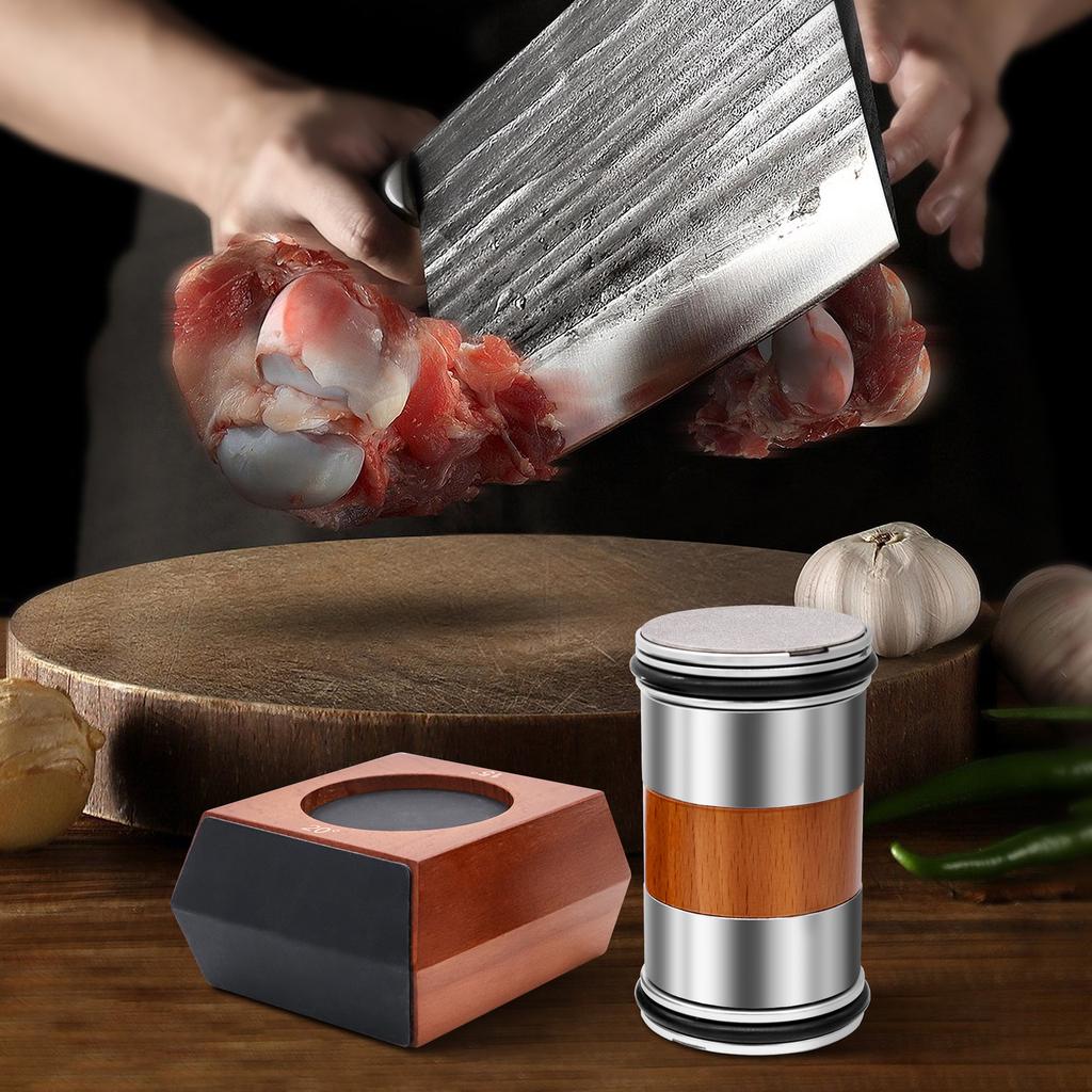 Sada na ořezávání kulatých nožů z hliníkové slitiny 15/20° Magnetická úhlová ostřička na kuchyňské nože Dárky pro rodinu