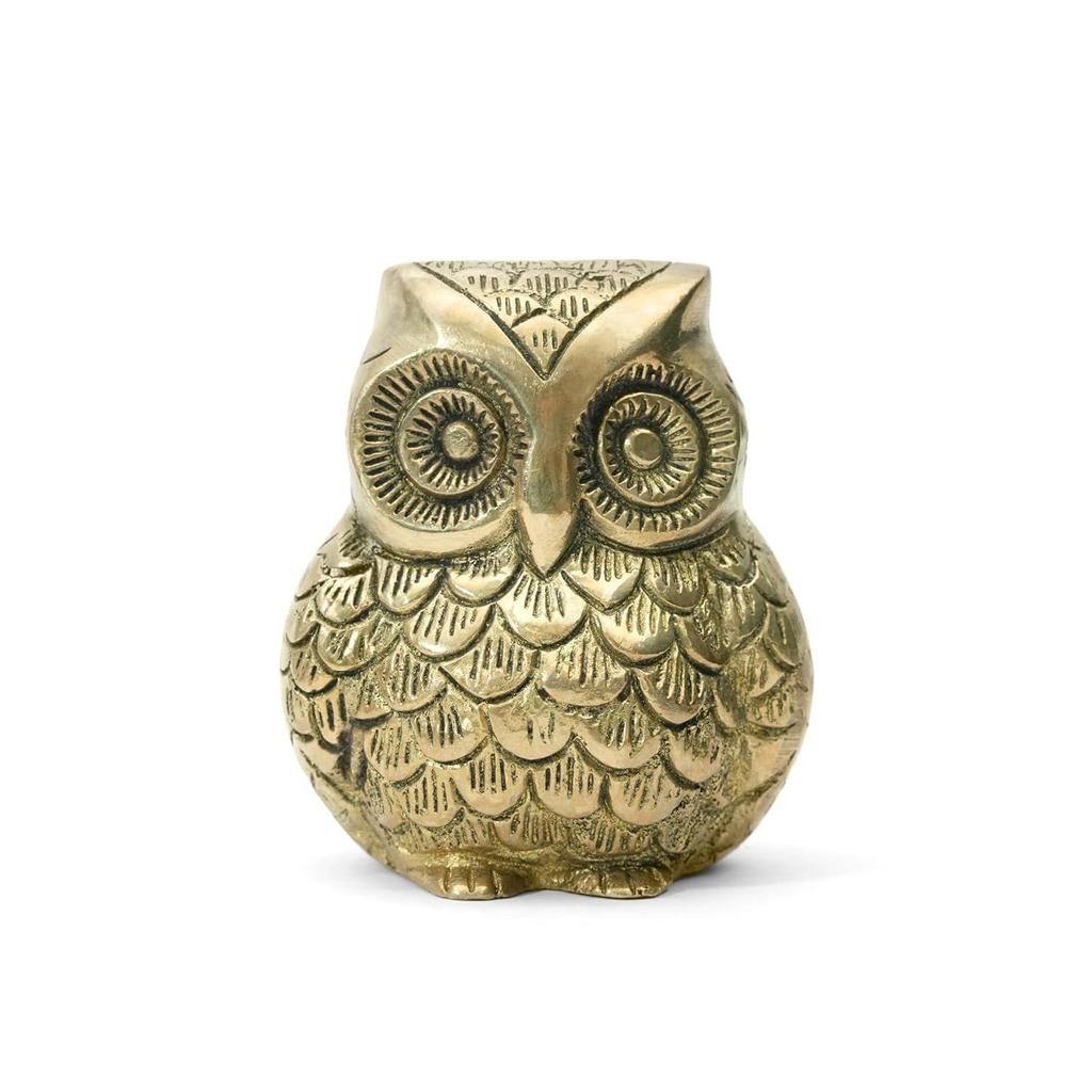 Brass Owl Statue |Zonal Placement-WestOwl Statue for Good Luck