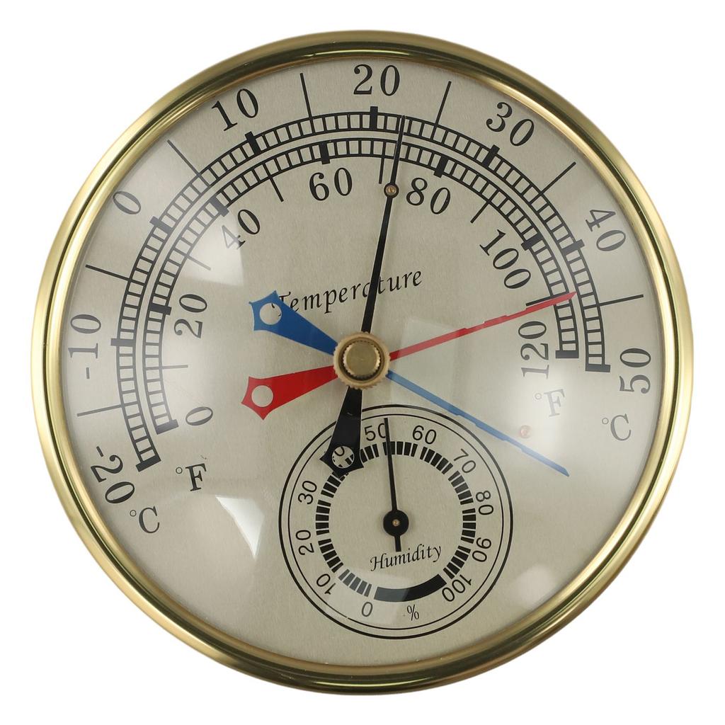 1 szt. Termometr ogrodowy Higrometr Termo Analogowy Wilgotność Kontrola Klimatu Wewnętrznego Dom Biuro Na Zewnątrz Restauracja Narzędzie Pomiarowe