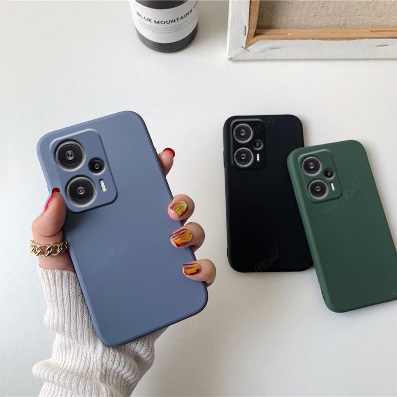 For Cover Xiaomi Poco F5 Case Poco F5 Shockproof Liquid Silicone Phone Bumper TPU Soft Case Poco F4 5G X3 X4 M3 M4 F5 Pro Fundas