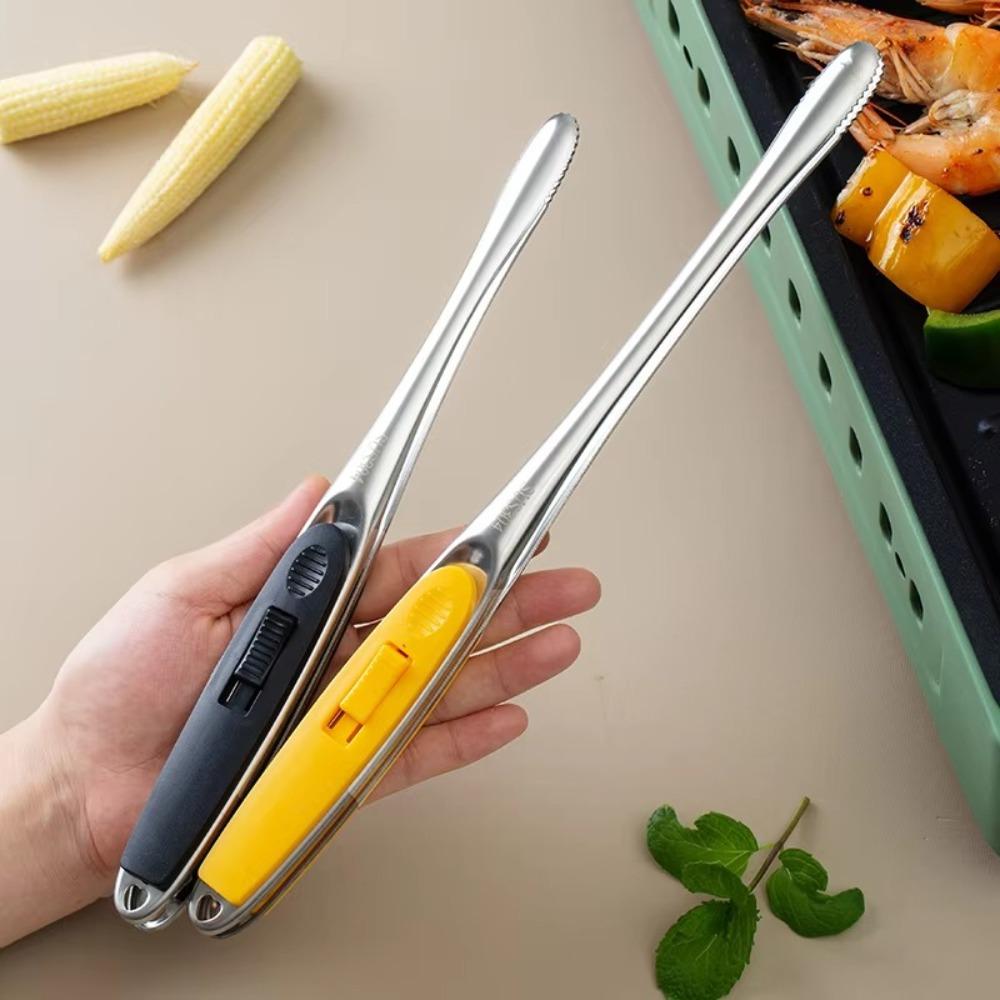 Food Grade Barbecue Clip Heat Resistant Steak Clamps Kitchen Gadgets Bread Tong  For Home Kitchen