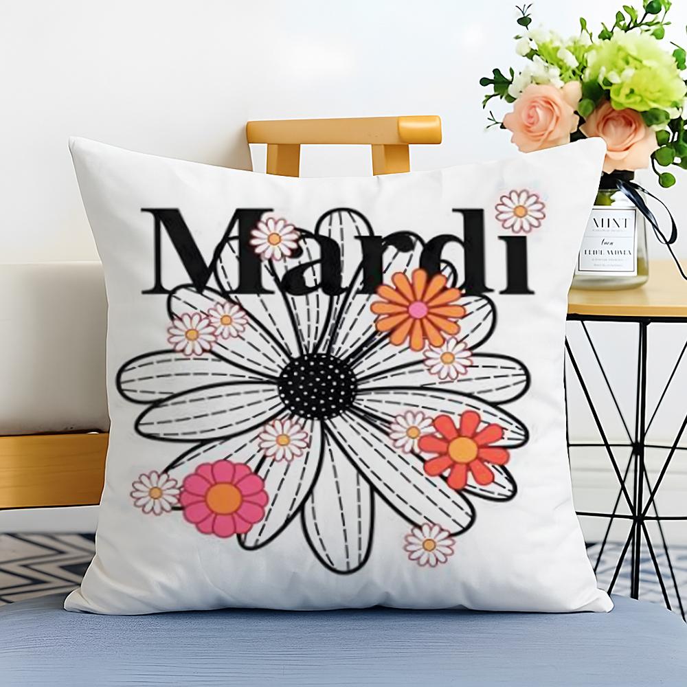 Luxury MMardi MMercred Cushion Cover Washable Linen Pillowcase Soft for Sofa Bed Cozy Home Room Decor