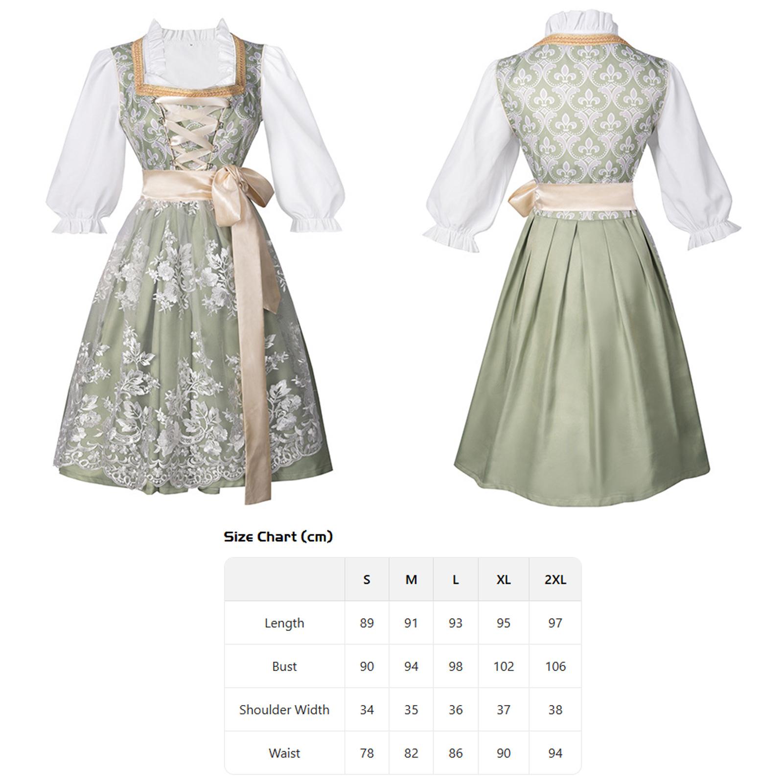 Sieviešu vācu Dirndl kleita Bavārijas Oktoberfest