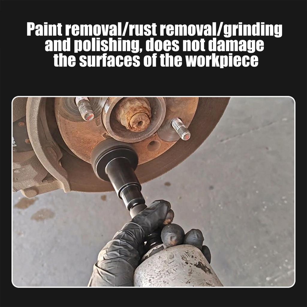 Wheel Hub Cleaning Tool Wheel Stud Hub Cleaner Rust Remover Grinding Heads Polish Maintenance Tools for Rotors Vehicle Truck