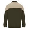 Men's Stand Up Collar Sweatshirt With Patchwork Casual Design