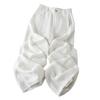 Loose Tencel Linen Narrow Wide-leg Pants Women's Summer Thin 1116 New Casual Elastic Straight Pants