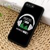 Music On World Off Phone Case For iPhone 17 Air 13 12 14 15 16  Cover Pro Max 6S Plus