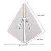 2pcs Durable Stainless Steel Table Number Holder Triangle Shape Place Card Holder Table Menu Stand Home