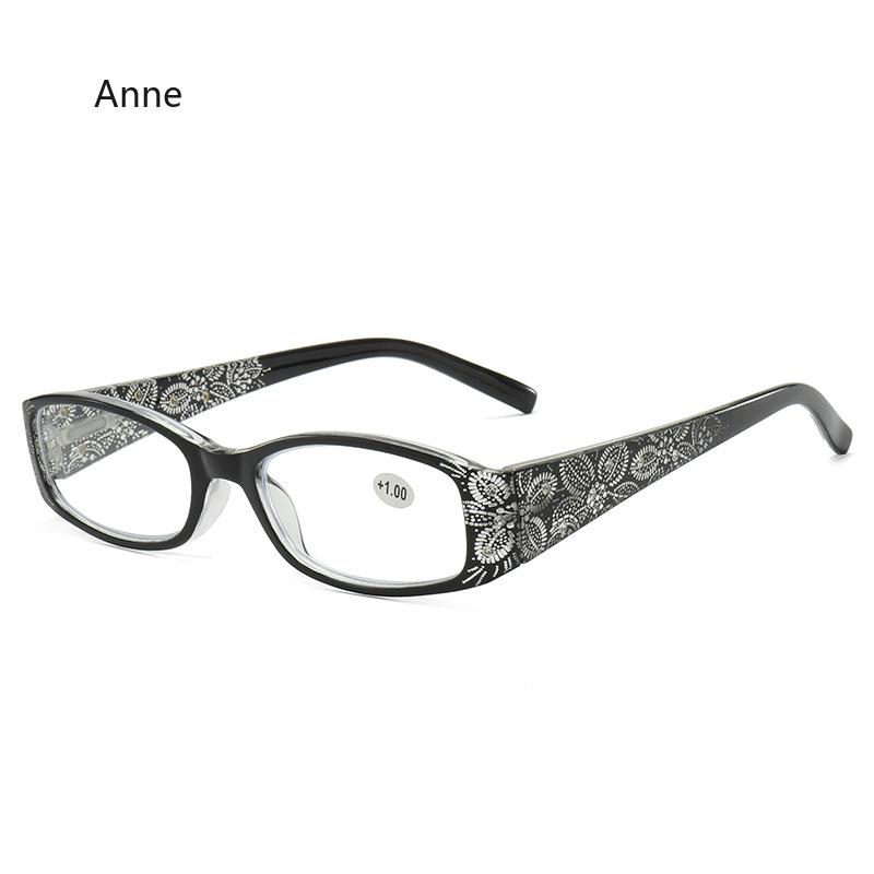 Vintage Spring Hinge Square Reading Glasses Women Thicken Arm Vintage Magnifier Presbyopic Diopter Glasses gafas eye glasses