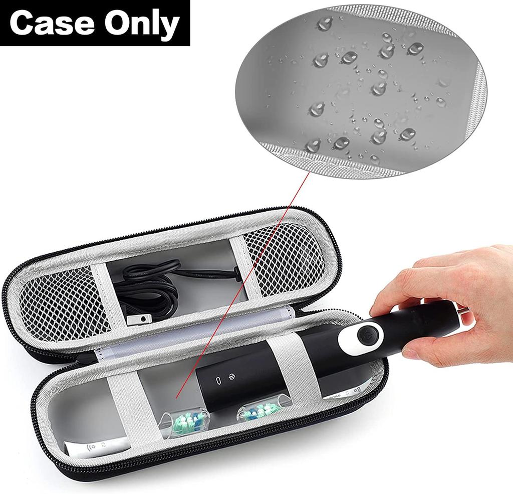 GWCASE Case for Philips Sonicare ProtectiveClean Rechargeable Electric Travel Bag and Accessories 4100/5100/6100 Toothbrush, Holder, Charger, Heads,