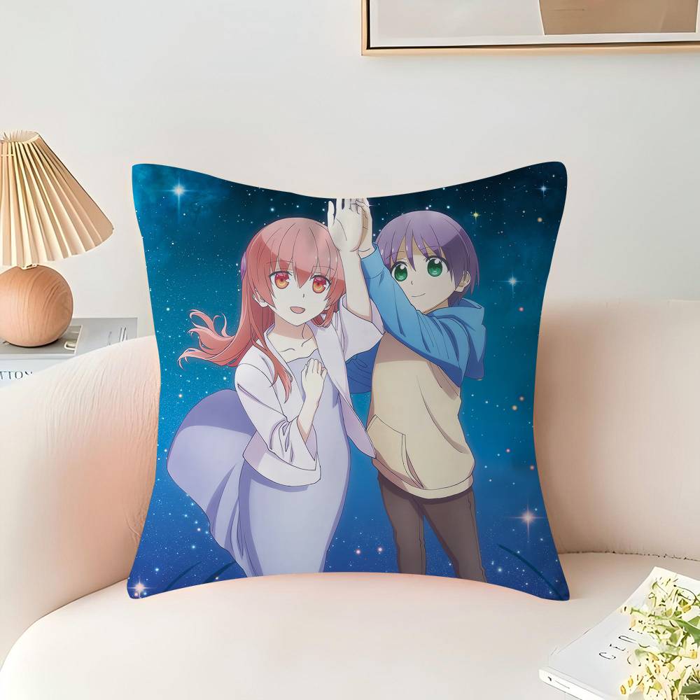Anime T-TONIKAWA Over The Moon For You Ahornblatt-Design Kissenbezug Happy Autumn Harvest Deko Feiertagsdeko Kissenbezug