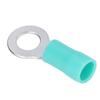 100PCS RV5.5-6 Insulated Wire Terminal Green AWG12-10 Ring Wire Connector Crimp Connectors Industrial Applications