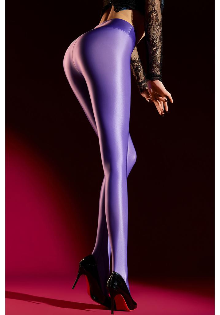 Sexy Women Stain Smooth Oil Shiny Glossy Pantyhose Yoga Leggings Elastic Dance Tights Shaping Seamless Maid Pantyhose Stocking