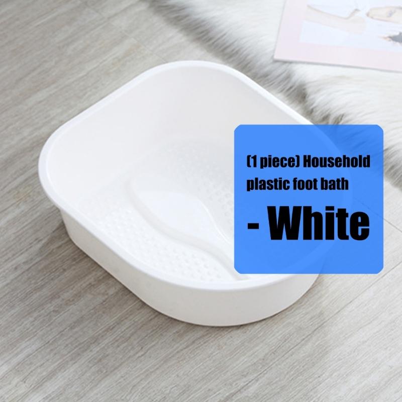 Soft Plastic Foot Bath Basins Ergonomic AntiSkid Texture Foot Bath Tub Ideal For Elderly Kids Family Easy To Clean