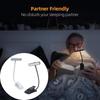 Flexible Design Reading Lamp Easy Clip Book Lamp Rechargeable Night Reading Lamp  Study Use