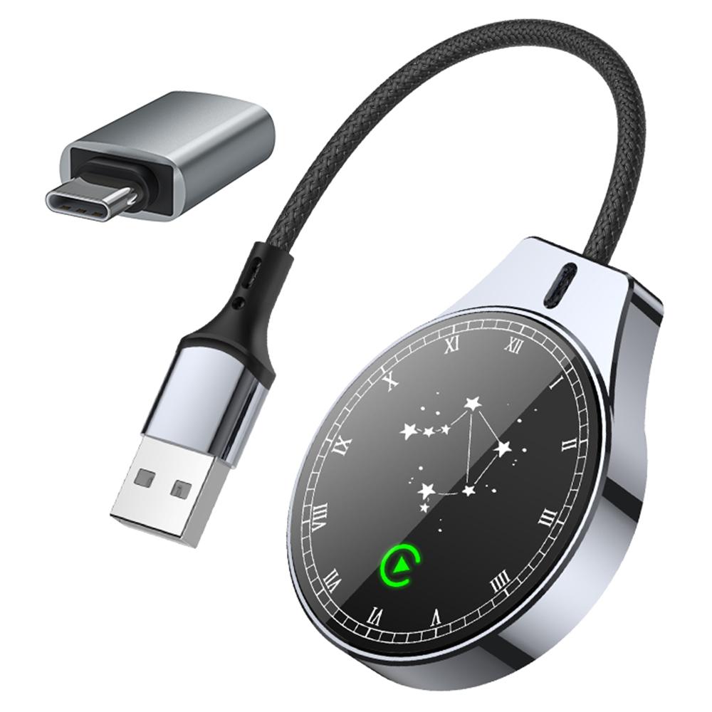 

Бездротовий адаптер CarPlay для Android Auto 2 в 1, дротовий до бездротового адаптера для автомобілів Type A