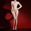 Play Yue Infatuation Oily Ultra-Thin Stockings Onesie Backless Neck Fun Sexy Silky Open Crotch Free Black Silk Woman