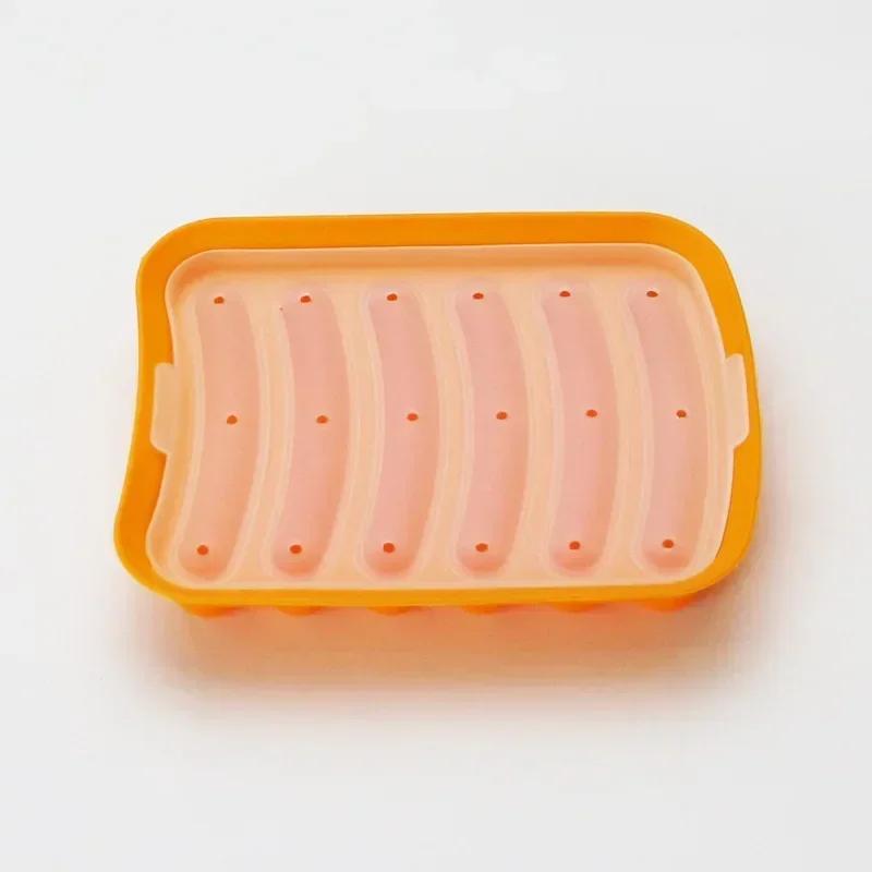 Silicone Sausage Maker Mold, Handmade Hamburger Hot Dog  Reusable Kitchen Accessories, Gadget for Cake Baking Pie, DIY
