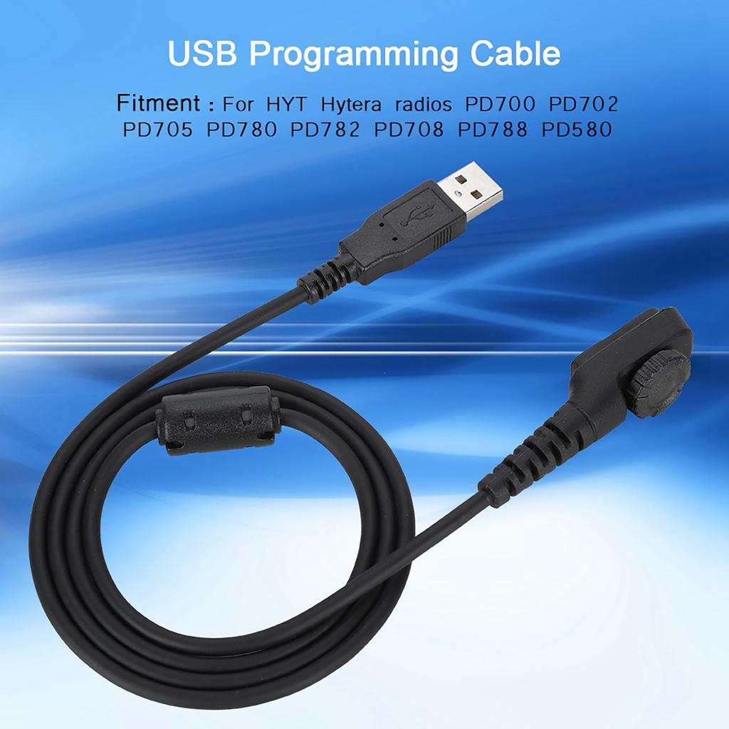 USB Walkie Talkie Programming Cable Write Frequency Line for Hytera PD 780