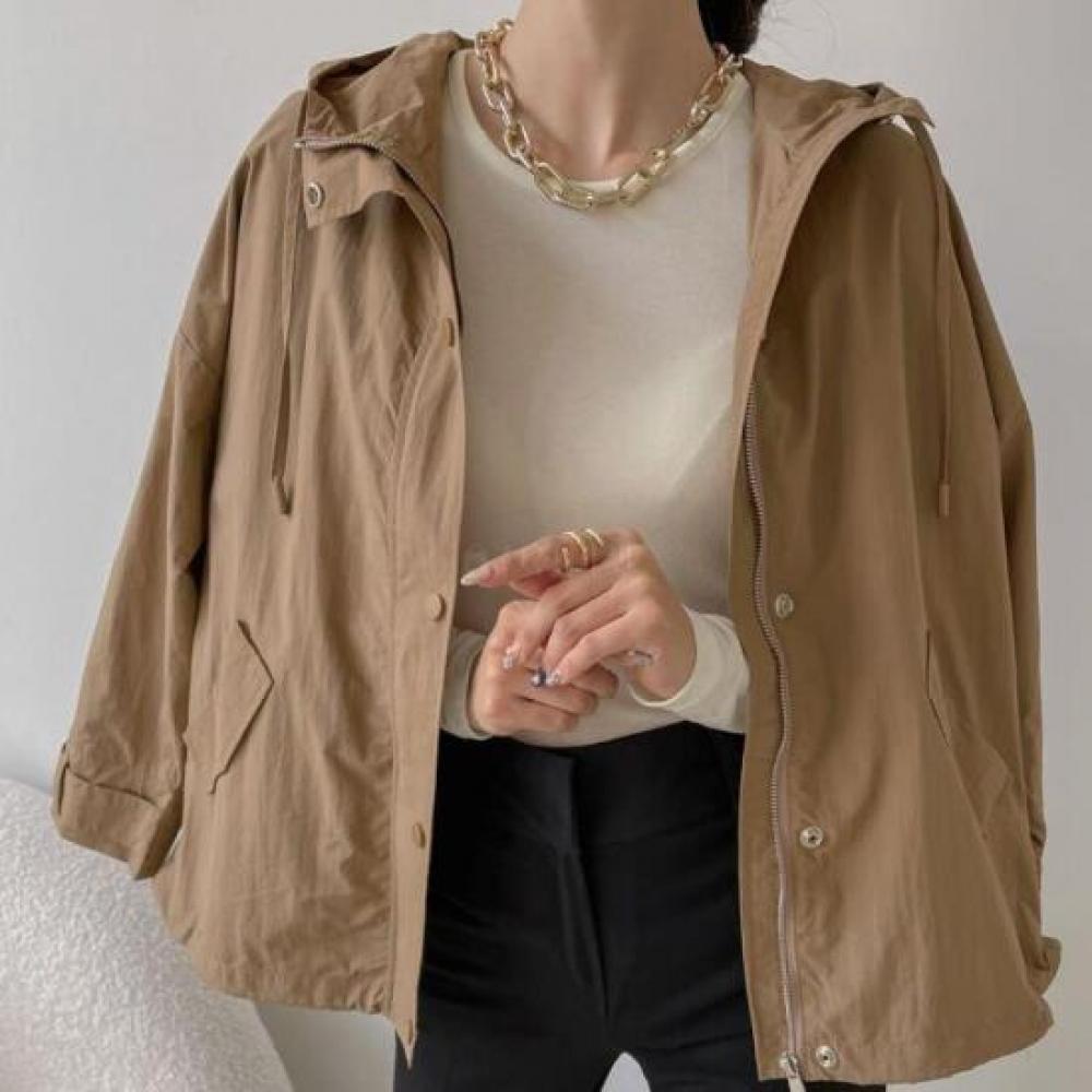 New ArrivalS Open Run Women S Windbreaker Jacket Simple Hoodie Autumn