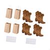 Western Cowboy Boots Flower Boxes Boot Planter DIY Gift Bags Shape for Home Table