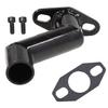 JRL 32mm-40mm Black Offset Intake Manifold and Gasket for 49cc