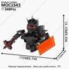 MOOXI Set di Figure Skibidi Toilet Man TvMan Cameraman Speakerman Blocchi da Costruzione Modello MOC Mattoncini Giocattoli per Adulti Bambini Regalo di Compleanno