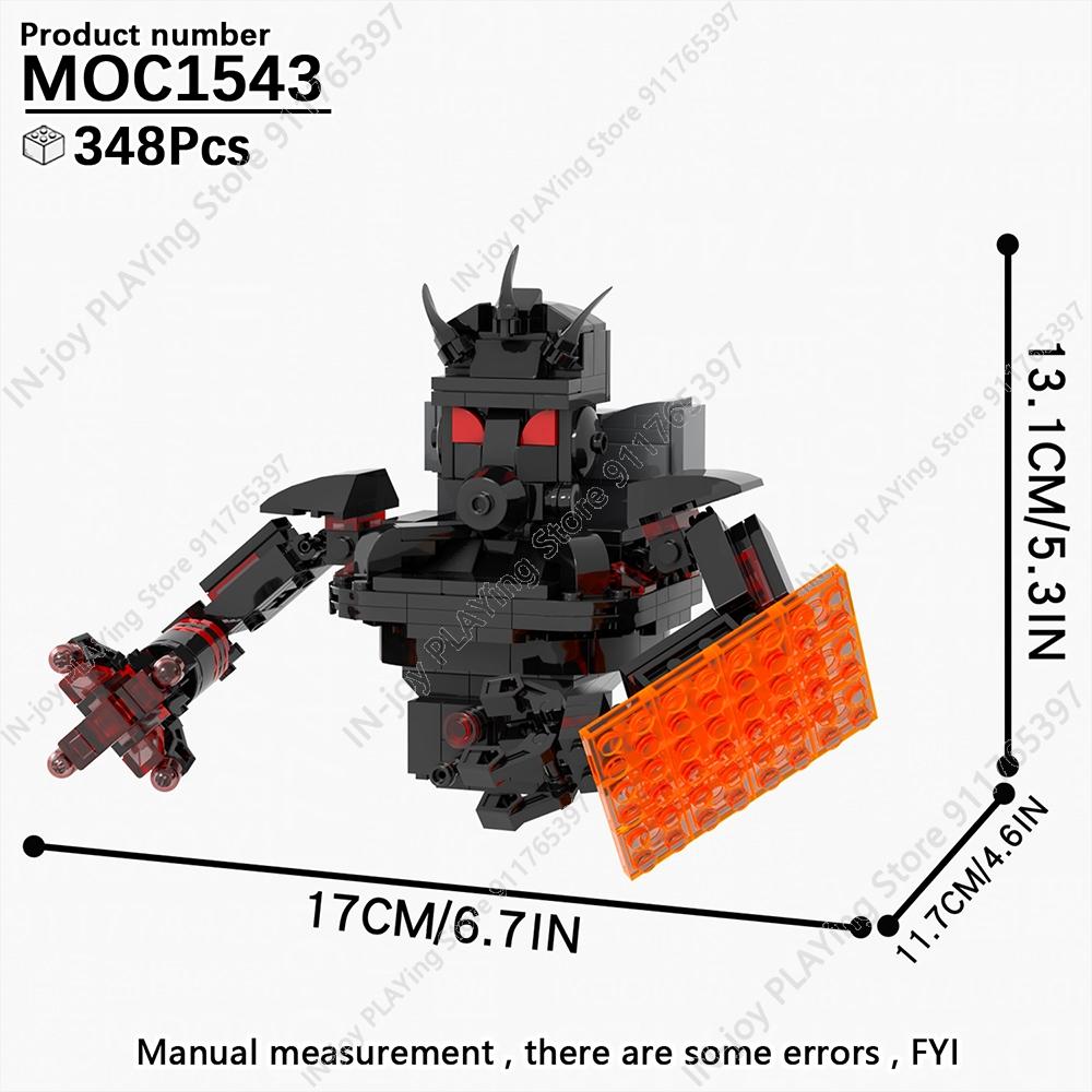 MOOXI Set di Figure Skibidi Toilet Man TvMan Cameraman Speakerman Blocchi da Costruzione Modello MOC Mattoncini Giocattoli per Adulti Bambini Regalo di Compleanno