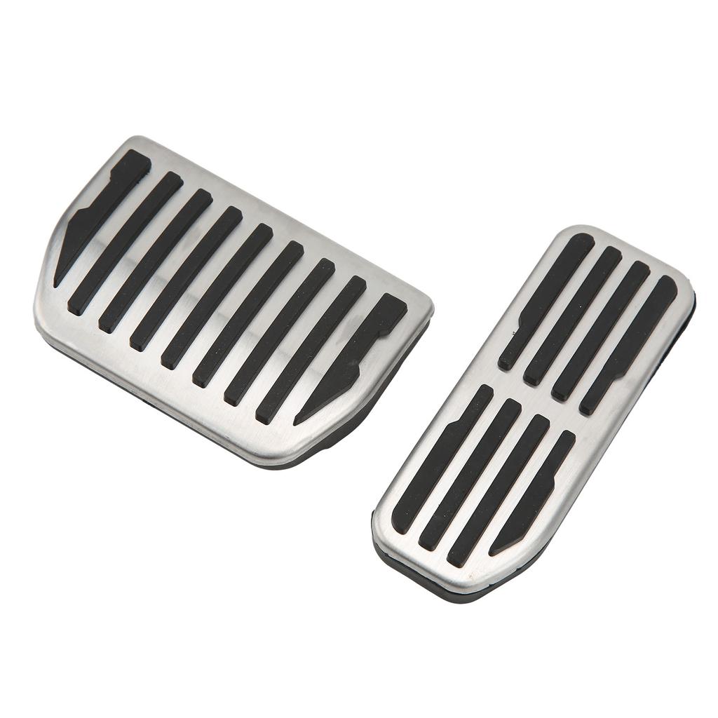 2pcs Car Accelerator Gas Brake Pedal Foot Rest Plate Cover Replacement for Jaguar XE XF FPACE