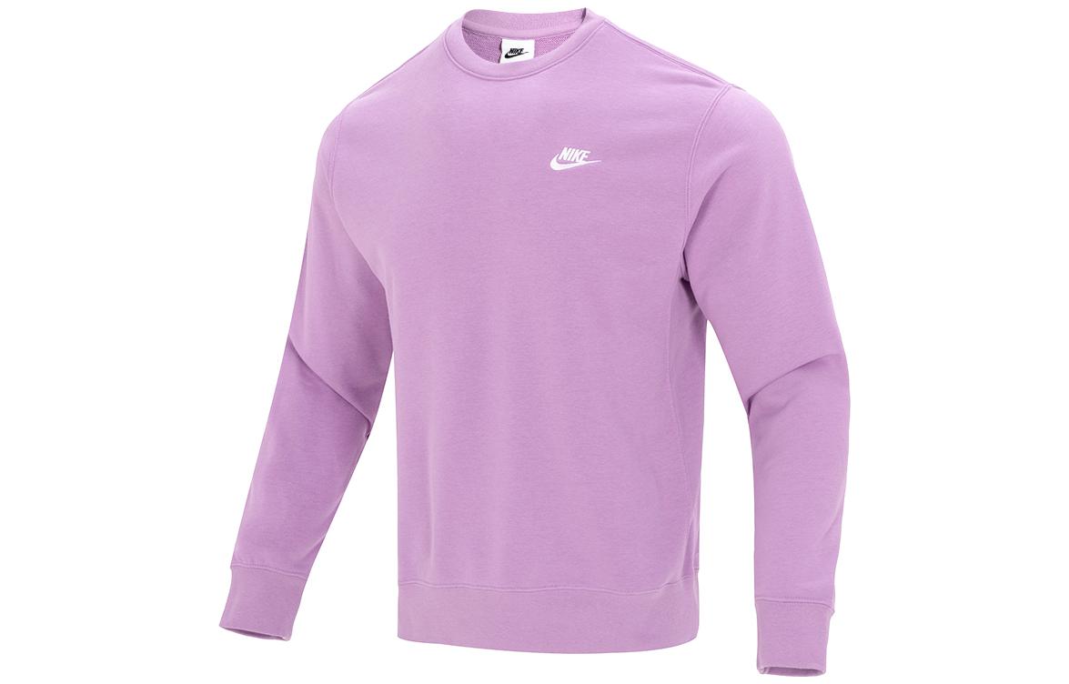 Nike Sweatshirts Men s Purple Crew Neck Moderate Regular BV2667-591 XL