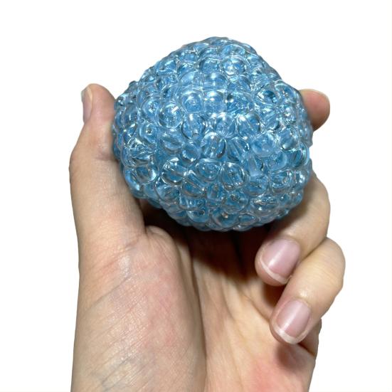 Knasende Stressball Angst Stresslindring Perleball Klemleke Bærbar Reise Myk TPR Beroligende Teksturert Ball Sensorisk Fidget-leke