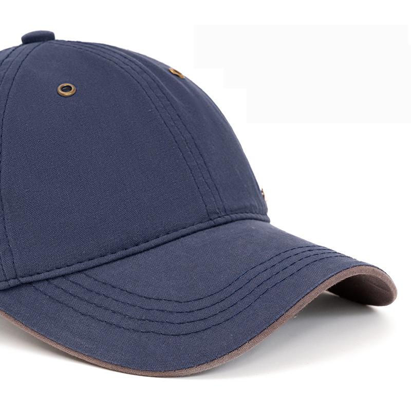 Summer Baseball Cap Men's Big Head Curved Eave Sunshade Sunscreen Cap