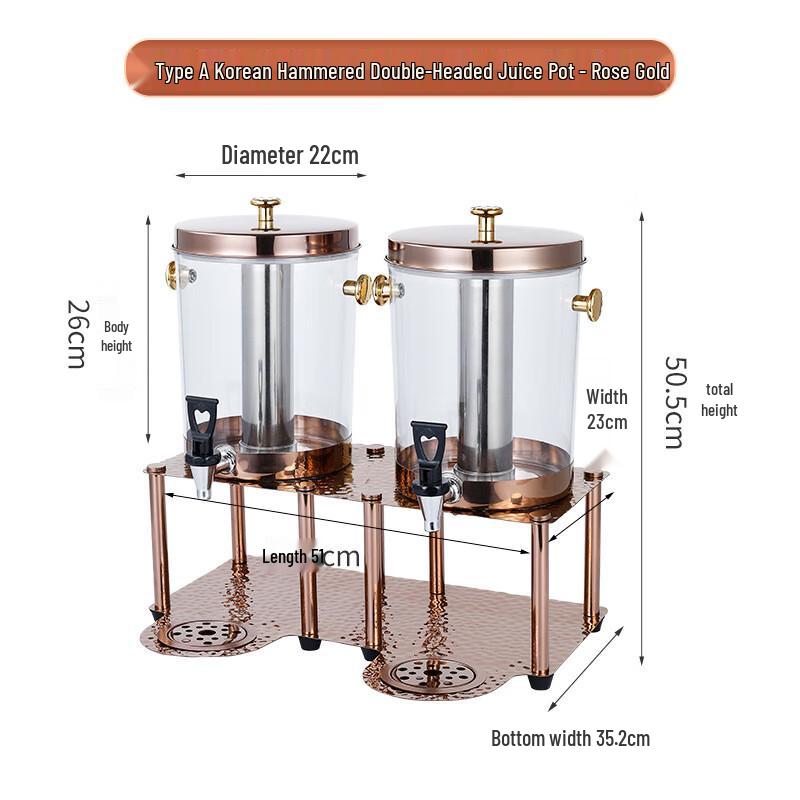 

Zhenggang Korean Style Hammered Stainless Steel Beverage Dispenser