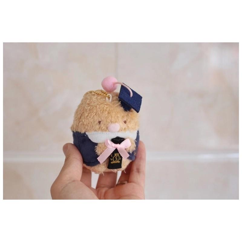 Sumikkogurashi Plush Keychain With Doctor Hat For Graduation Gift F