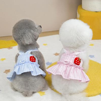 Cute Pet Dog Dress for Small Dogs Thin Puppy Princess Skirt Summer Dog Clothes Chihuahua York Clothing Pet Supplies