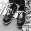 New Leather Men Shoes Fashion Oxford Shoes Men High Quality Sneakers Casual Thick Soled British Style Shoe Comfort Outdoor Shoes