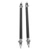 Front Rear Bumper Lip Strut Rod 150mm 5.9in Carbon Fiber Stainless Steel Universal Modification