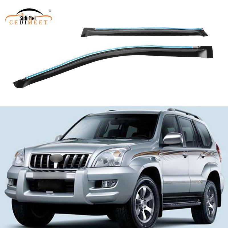 Дефлектор на окно Pajero FJ120: Дефлектор-накладка на боковое стекло для тюнинга автомобиля Contact for Bulk Discount чёрный