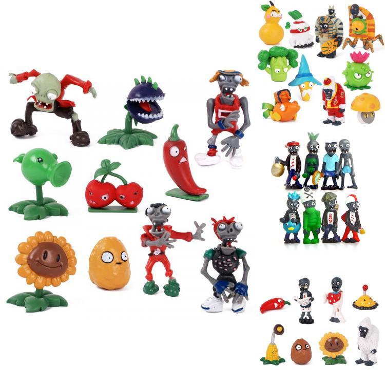 Pflanzen gegen Zombies Serie Ägypten Privater Wilder Westen PVC Spielzeug Actionfiguren Set Neu Lustig Osterdekoration für Kinder