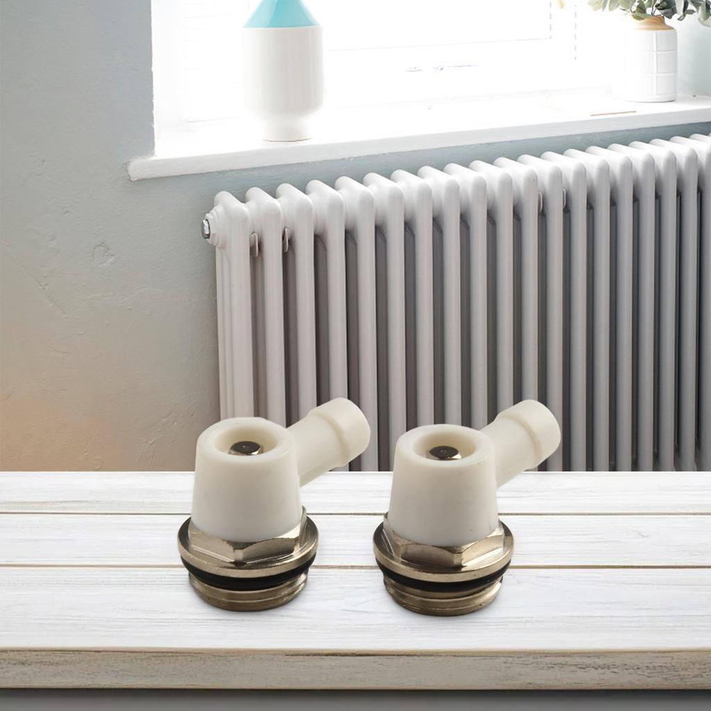 Drain Outlet 1 2 Inch Radiator Vent Valve Self-sealing Thread Easy Operation Efficient Drainage Reliable Performance