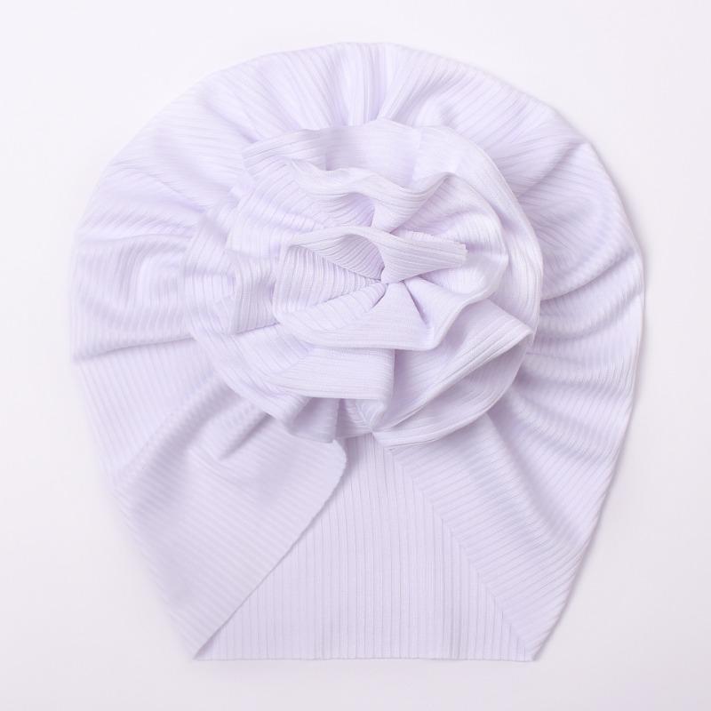 

New baby hat children s creative pleated flower tire hat, cute baby hat
