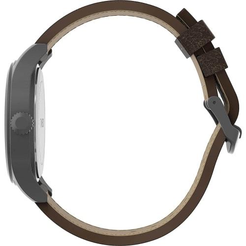 TIMEX Uni Adult Expedition Scout Analog Watch - Silver, Black, Brown/Gray Strap