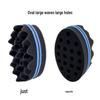 Oval Curling Sponge Roll Brush for Messy or Short Hair
