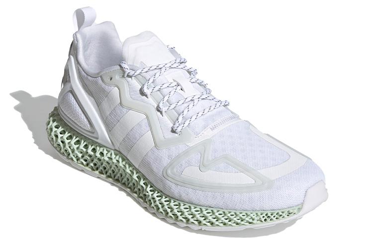 Zx 2K 4D Adidas Originals 'Triple White' FW2002