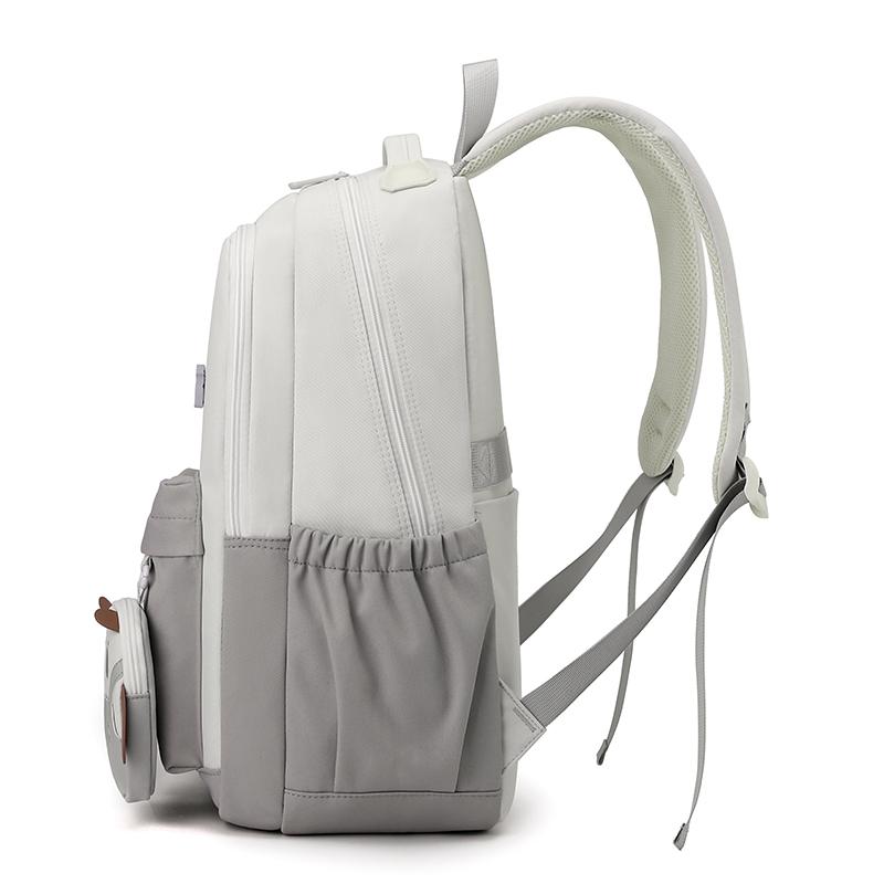 Schulranzen mit großer Kapazität für Studenten, Herren- und Damen-Rucksack mit Farbkontrast