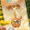 Exquisite Chinese Style Keychain Metal Car Keyring Creative Vintage Flower Pendant  Crafts Gift