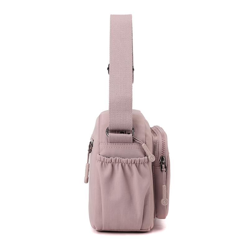 Women's Multi-Layer Shoulder Bag Solid Color Crossbody Bag Mother Bag