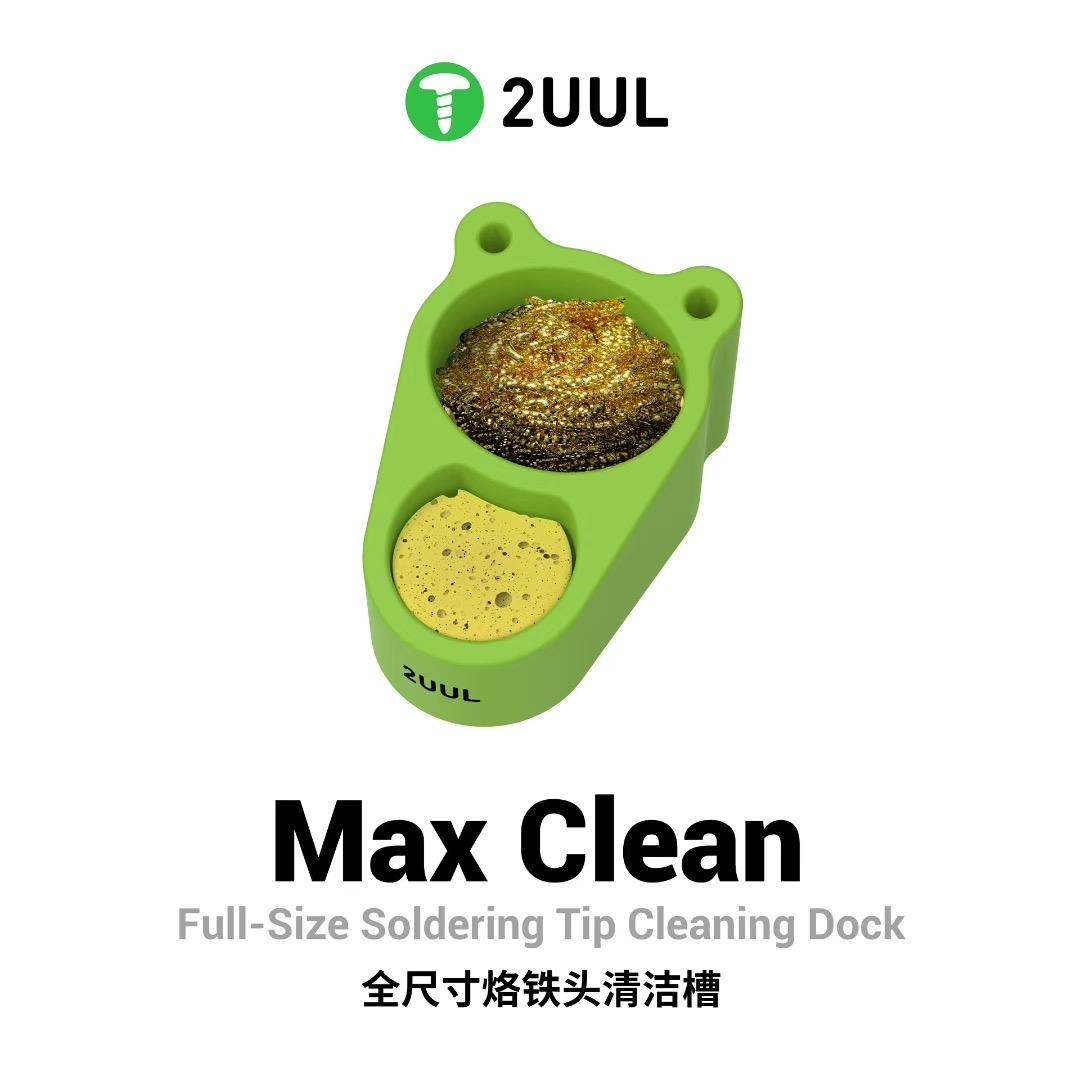

2UUL soldering iron tip cleaning tank solder electric soldering iron detinning copper wire coil sponge heating core cleaner червоний